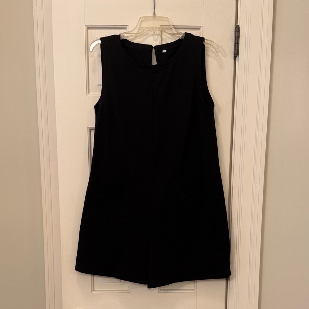 Sleeveless Black Romper